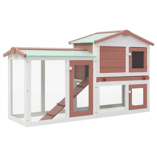 Weatherproof Rabbit Hutch Cage,