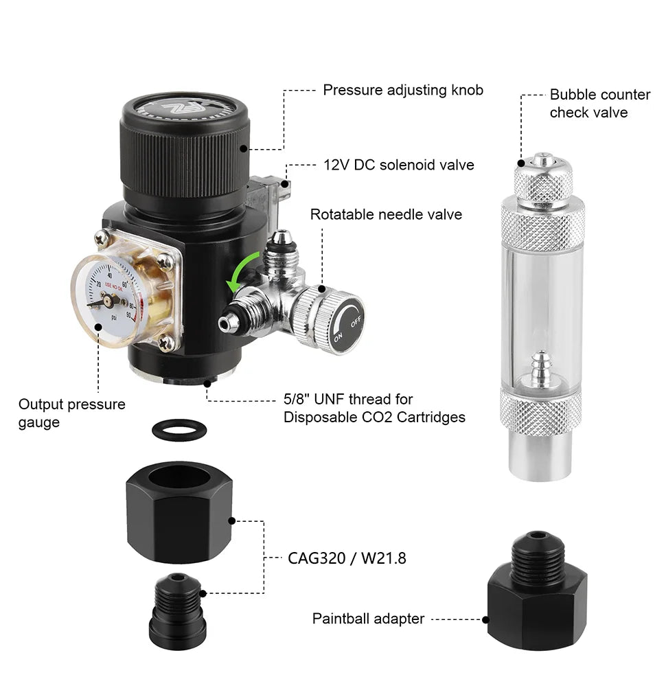 Aquarium CO2 Regulator