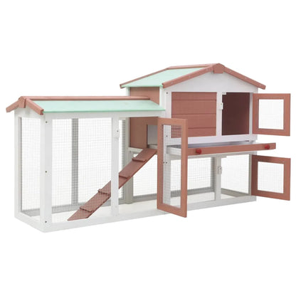 Weatherproof Rabbit Hutch Cage,