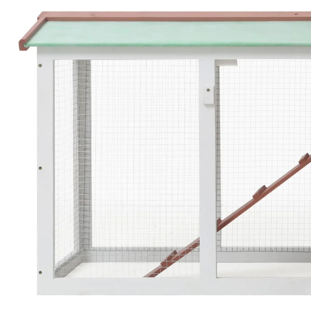 Weatherproof Rabbit Hutch Cage,