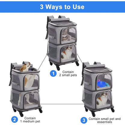 Double Pet Carrier