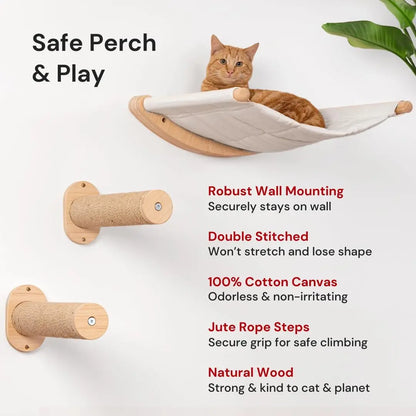 Cat Hammock Wall Mounted